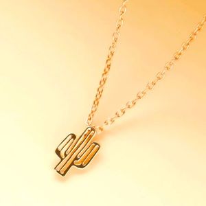 Cute kids cactus necklace!